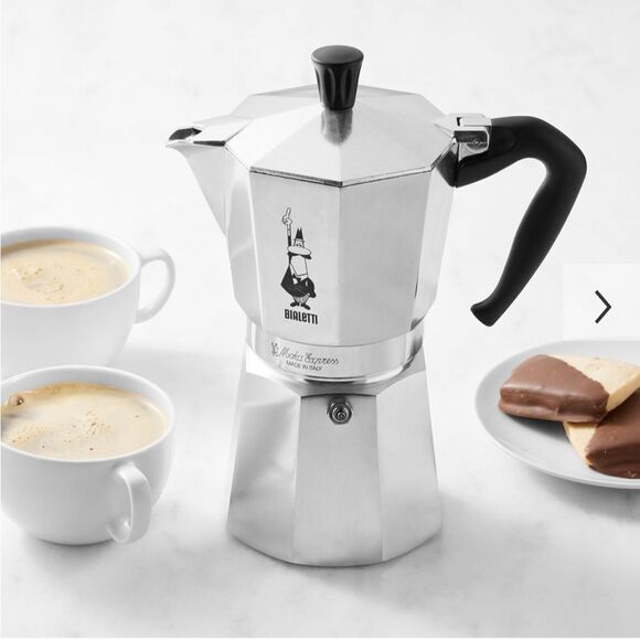 Bailetti Moka Stovetop Espresso Maker, 9 cup. NWT, NIB. - Picture 1 of 13